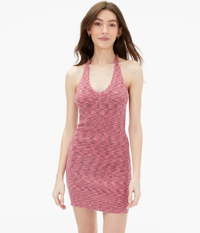 Shop Early, Save Big!Shop Early, Save Big!Aeropostale Women's Space-Dye V-Neck Halter Bodycon Dress