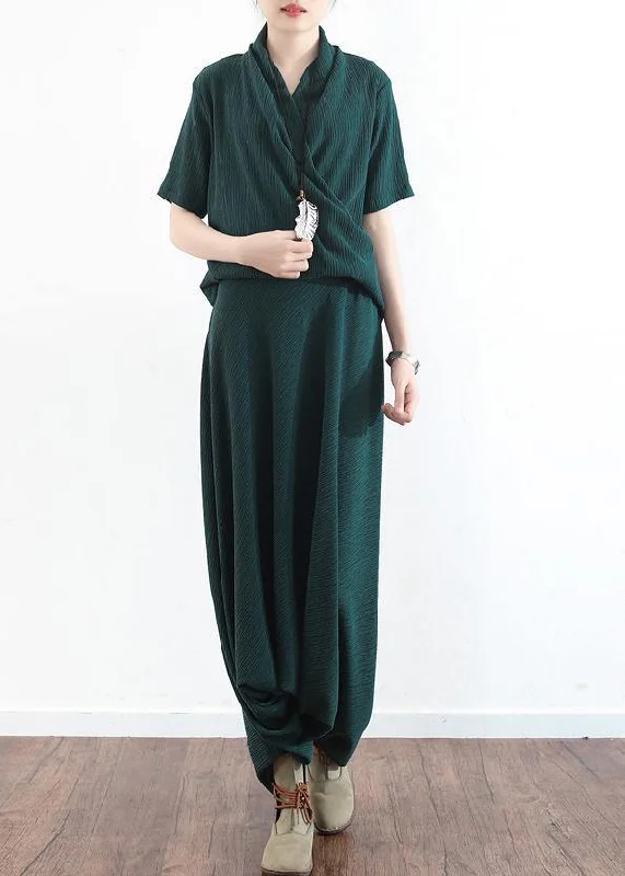 Special Discounts Inside!Special Discounts Inside!New original design green Tencel irregular head suit two-piece suit hanger pants Special Discounts Inside!Special Discounts Inside!New original design green Tencel irregular head suit two-piece suit hanger pants