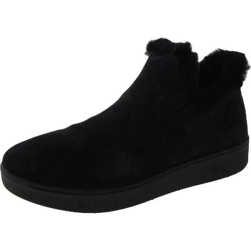 RALLY Womens Faux Suede Slip On Booties