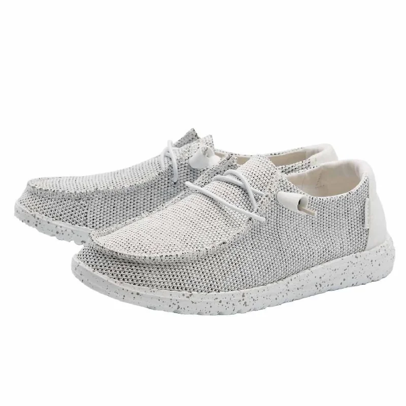 Women's Wendy Sox Shoes In Stone White