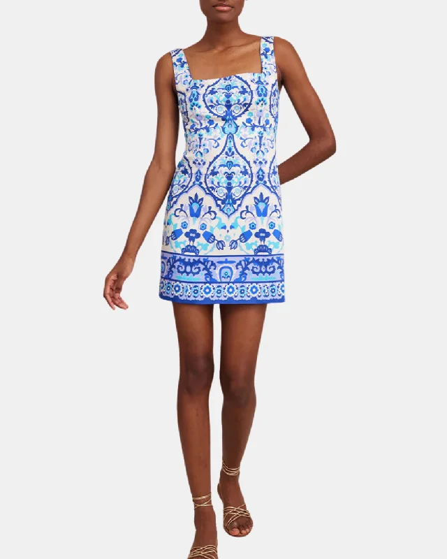 Save More with Every Purchase!Save More with Every Purchase!ANNA DRESS IN DAMASK BLUE Save More with Every Purchase!Save More with Every Purchase!ANNA DRESS IN DAMASK BLUE