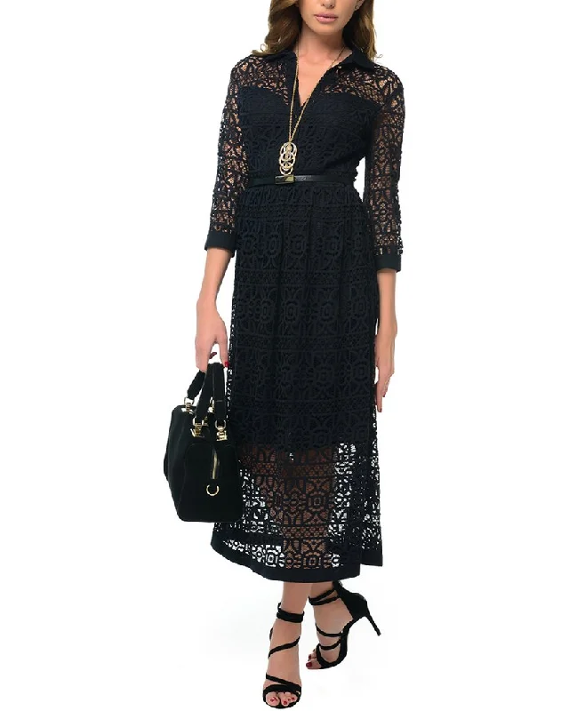 Bigger Savings, Better Shopping!Bigger Savings, Better Shopping!AREFEVA 3/4-Sleeve Midi Dress Bigger Savings, Better Shopping!Bigger Savings, Better Shopping!AREFEVA 3/4-Sleeve Midi Dress