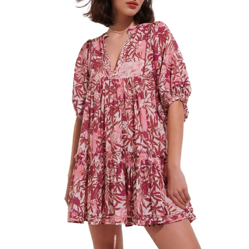 Huge Price Cuts Await!Huge Price Cuts Await!Aria Mini Dress In Pink Orchid