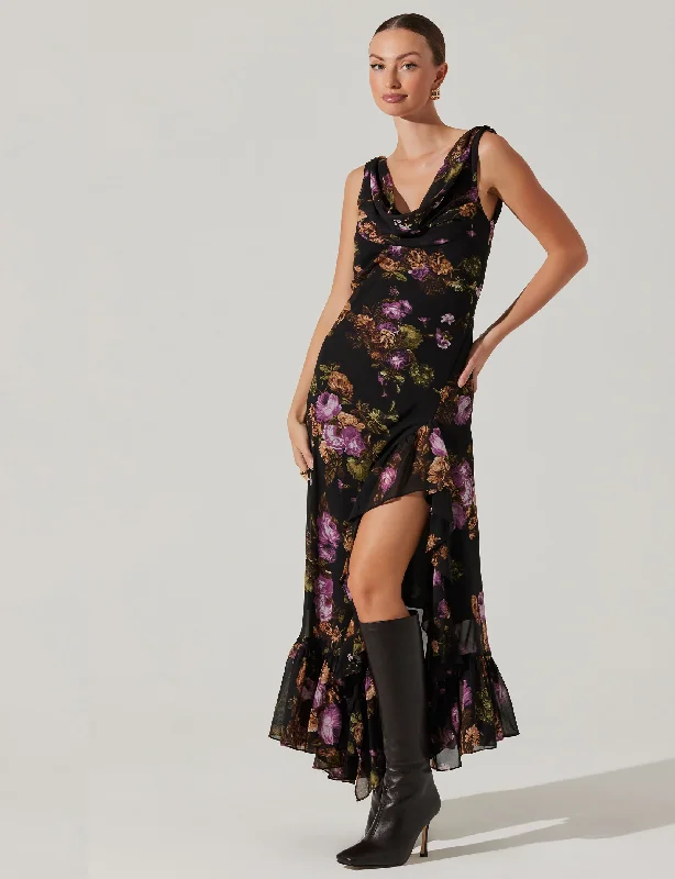 Unlock Huge Savings Now!Unlock Huge Savings Now!Cecilia Dress, Black/Purple/Floral Unlock Huge Savings Now!Unlock Huge Savings Now!Cecilia Dress, Black/Purple/Floral