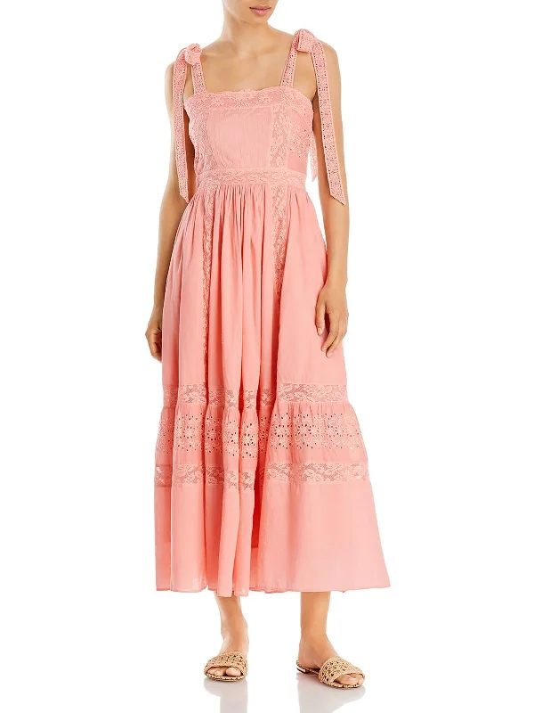 Your Shopping Wish, Our Discount Command!Your Shopping Wish, Our Discount Command!Ayala Womens Cotton Eyelet Midi Dress Your Shopping Wish, Our Discount Command!Your Shopping Wish, Our Discount Command!Ayala Womens Cotton Eyelet Midi Dress