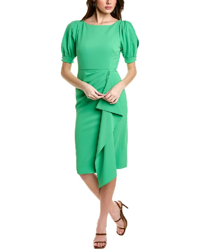 Crazy Discounts Inside!Crazy Discounts Inside!Badgley Mischka Draped Midi Dress