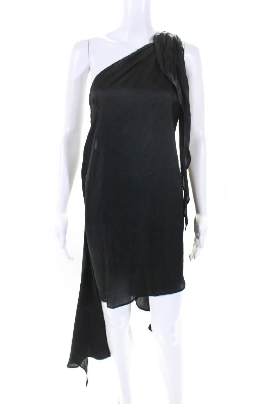 Bigger Savings, Better Shopping!Bigger Savings, Better Shopping!Baobao Womens Sleeveless One Shoulder Mini Dress Black Bigger Savings, Better Shopping!Bigger Savings, Better Shopping!Baobao Womens Sleeveless One Shoulder Mini Dress Black