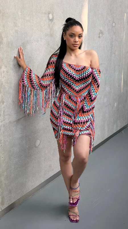 One Day Only – Huge Savings!One Day Only – Huge Savings!Crochet Colors Dress