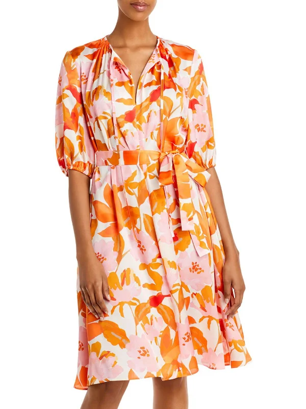Shop Now and Save!Shop Now and Save!Daesala Womens Printed Knee Midi Dress