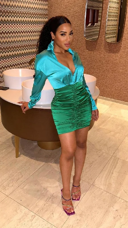Bigger Savings, Better Shopping!Bigger Savings, Better Shopping!Danity Ruched Satin Dress Bigger Savings, Better Shopping!Bigger Savings, Better Shopping!Danity Ruched Satin Dress