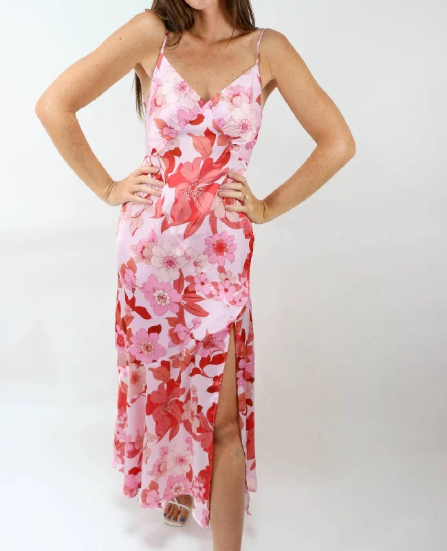 Today’s Deals, Tomorrow’s Regrets!Today’s Deals, Tomorrow’s Regrets!Dreamland Daze Floral Satin Tie Back Cocktail Midi Dress in Pink Today’s Deals, Tomorrow’s Regrets!Today’s Deals, Tomorrow’s Regrets!Dreamland Daze Floral Satin Tie Back Cocktail Midi Dress in Pink
