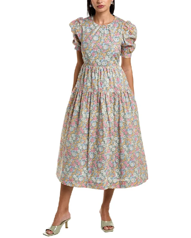 Today’s Deals, Tomorrow’s Regrets!Today’s Deals, Tomorrow’s Regrets!en saison Poplin Floral Midi Dress Today’s Deals, Tomorrow’s Regrets!Today’s Deals, Tomorrow’s Regrets!en saison Poplin Floral Midi Dress