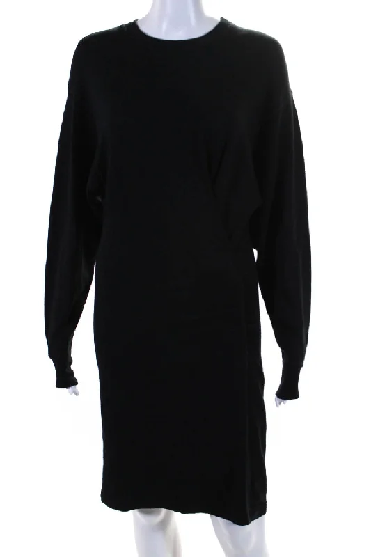 Hurry, Sale Ends Soon!Hurry, Sale Ends Soon!Etoile Isabel Marant Women's Long Sleeves Cinch Mini Dress Black Hurry, Sale Ends Soon!Hurry, Sale Ends Soon!Etoile Isabel Marant Women's Long Sleeves Cinch Mini Dress Black