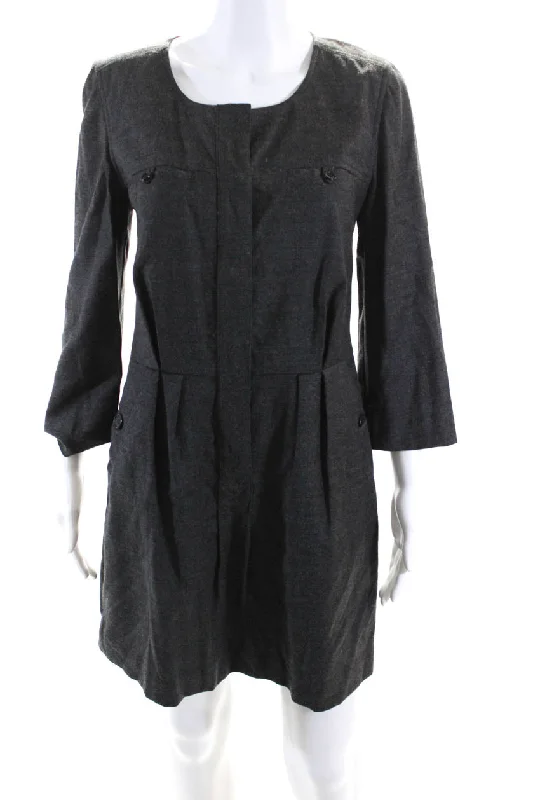 Find Your Perfect Deal Today!Find Your Perfect Deal Today!Etoile Isabel Marant Womens Round Neck 3/4 Sleeves A-Line Mini Dress Gray Find Your Perfect Deal Today!Find Your Perfect Deal Today!Etoile Isabel Marant Womens Round Neck 3/4 Sleeves A-Line Mini Dress Gray