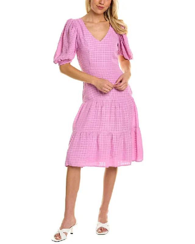 Best Deals Just for You!Best Deals Just for You!French Connection Gingham Tiered Midi Dress Best Deals Just for You!Best Deals Just for You!French Connection Gingham Tiered Midi Dress