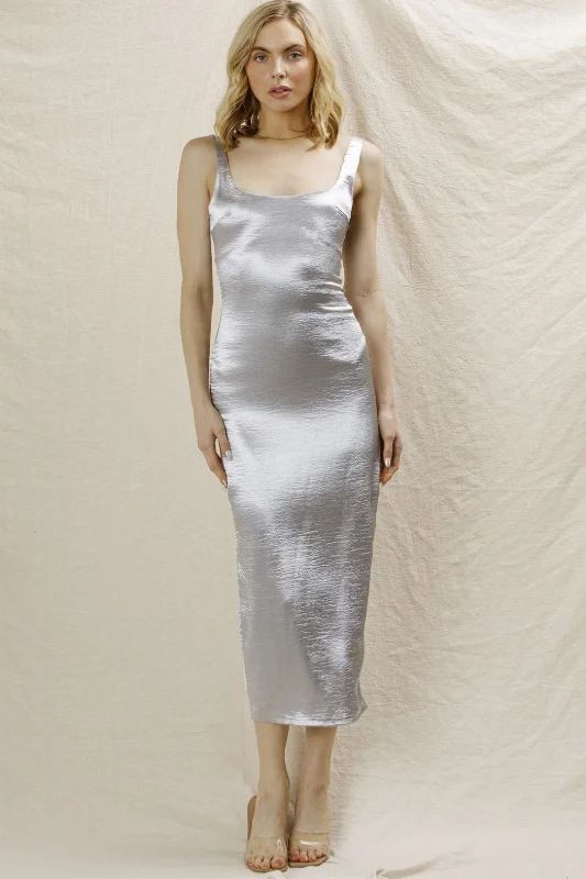 Get More for Less!Get More for Less!Hanna Fitted Metallic Dress