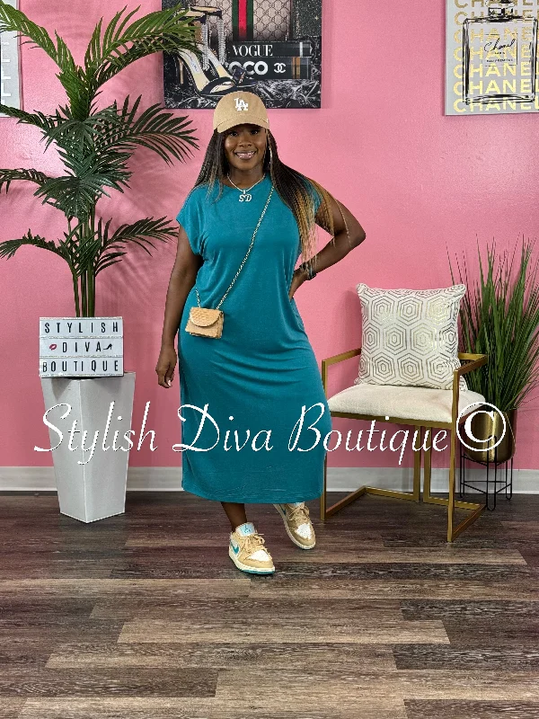 Mega Sale Happening Now!Mega Sale Happening Now!Harley Sleeveless Dress (Washed Teal) Mega Sale Happening Now!Mega Sale Happening Now!Harley Sleeveless Dress (Washed Teal)
