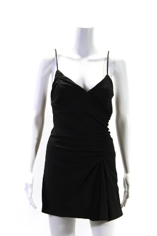 Act Fast – Limited Time Savings!Act Fast – Limited Time Savings!Jacquemus Womens Spaghetti Strap Ruched Mini Dress Black Act Fast – Limited Time Savings!Act Fast – Limited Time Savings!Jacquemus Womens Spaghetti Strap Ruched Mini Dress Black