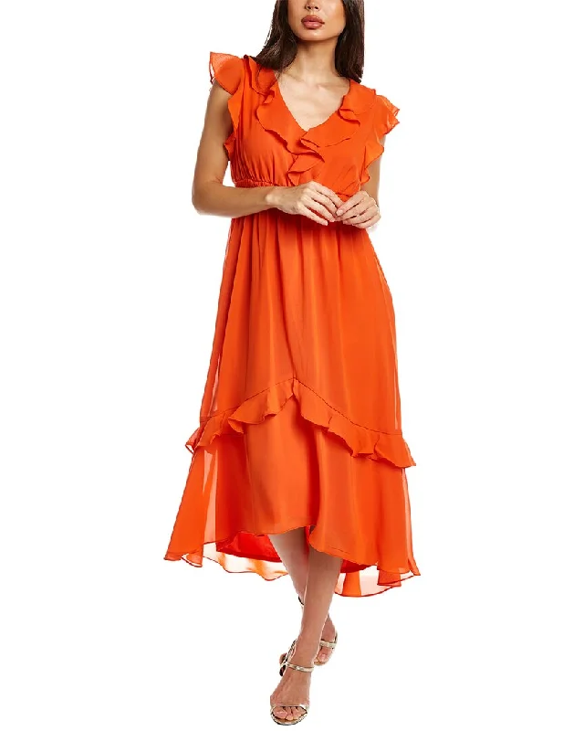 Save More Than Ever!Save More Than Ever!MAISON TARA Pebble Georgette Midi Dress