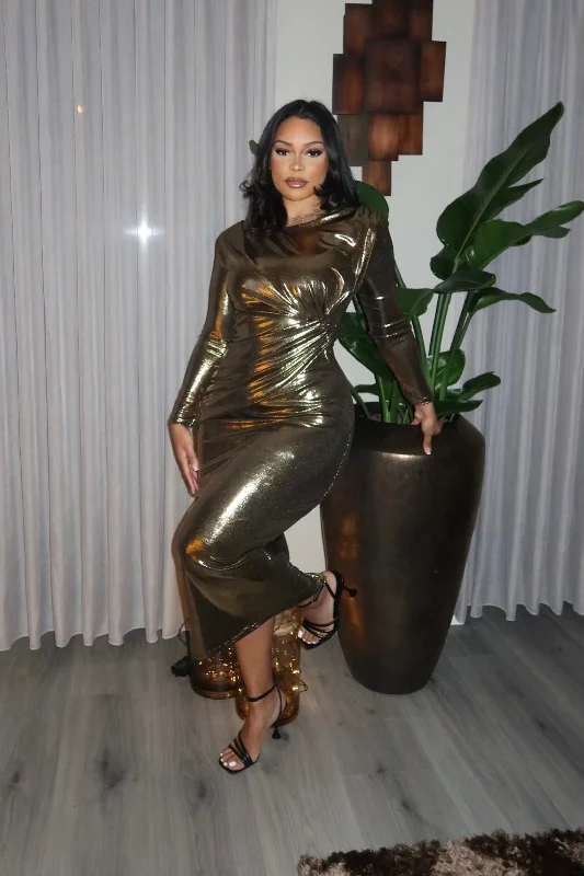 The Best Deals Won’t Wait!The Best Deals Won’t Wait!Metallic Twisted Knot Long Dress(Curve) The Best Deals Won’t Wait!The Best Deals Won’t Wait!Metallic Twisted Knot Long Dress(Curve)