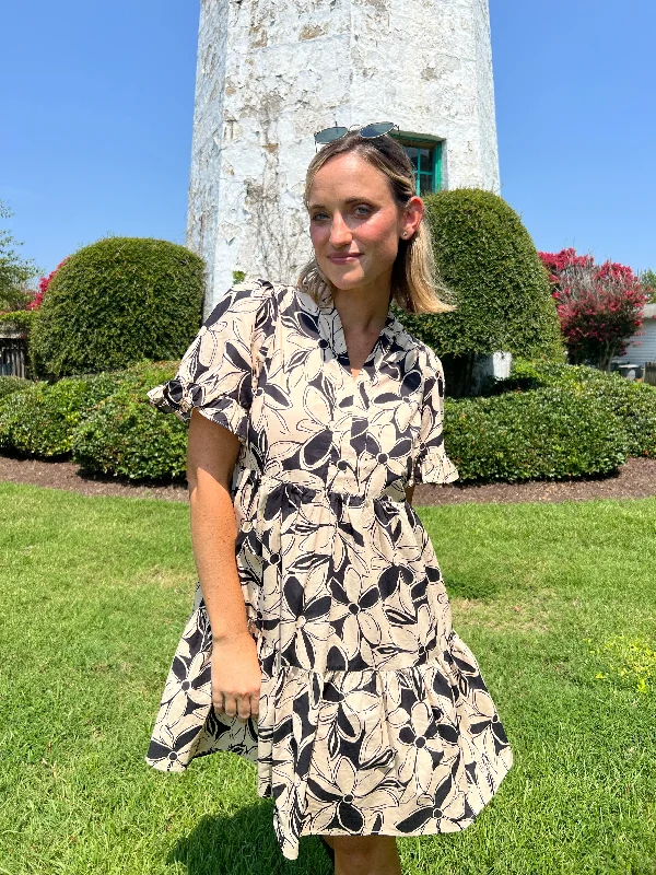 Seasonal Sale – Shop Now!Seasonal Sale – Shop Now!Mix It Up Floral Short Sleeve Dress - Taupe Seasonal Sale – Shop Now!Seasonal Sale – Shop Now!Mix It Up Floral Short Sleeve Dress - Taupe