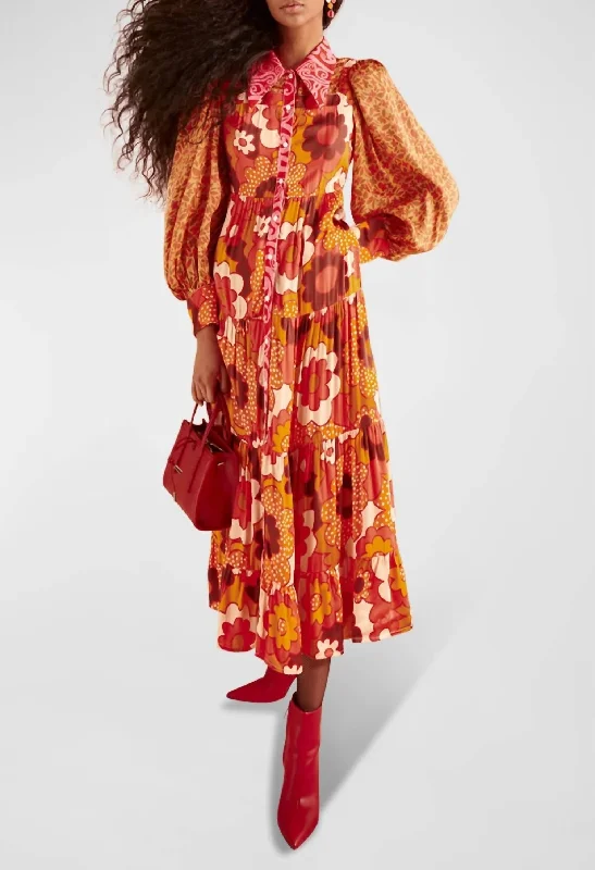 The Best Deals Won’t Wait!The Best Deals Won’t Wait!Monte Rosa Midi Dress in Orange Multi The Best Deals Won’t Wait!The Best Deals Won’t Wait!Monte Rosa Midi Dress in Orange Multi