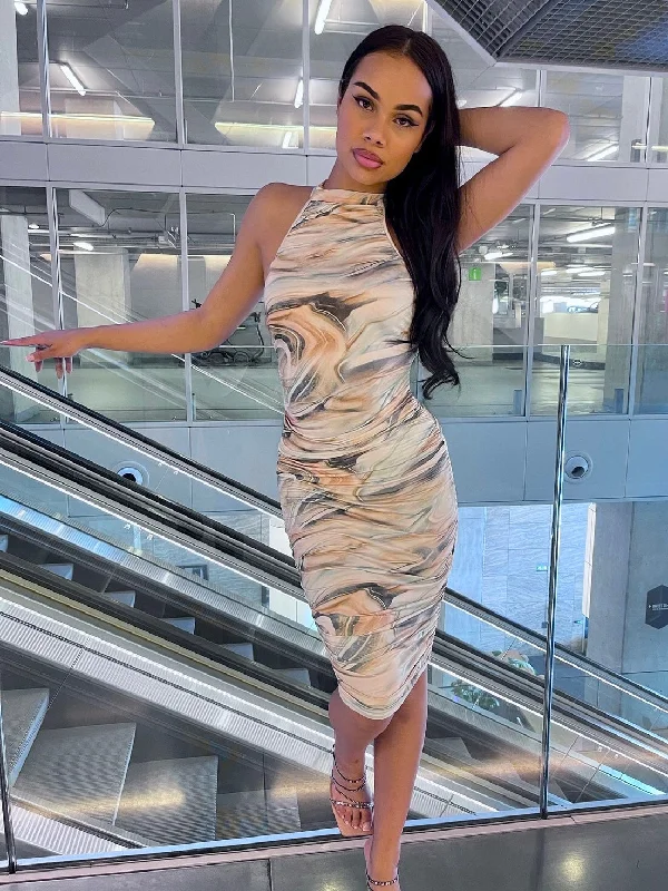 Your Shopping Wish, Our Discount Command!Your Shopping Wish, Our Discount Command!Ocean Floor Sleeveless Dress Your Shopping Wish, Our Discount Command!Your Shopping Wish, Our Discount Command!Ocean Floor Sleeveless Dress