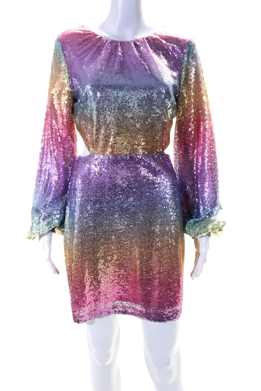 The Sale You’ve Been Waiting For!The Sale You’ve Been Waiting For!One 33 Social Womens Pastel Rainbow Gradient Sequin Cutout Mini Dress The Sale You’ve Been Waiting For!The Sale You’ve Been Waiting For!One 33 Social Womens Pastel Rainbow Gradient Sequin Cutout Mini Dress