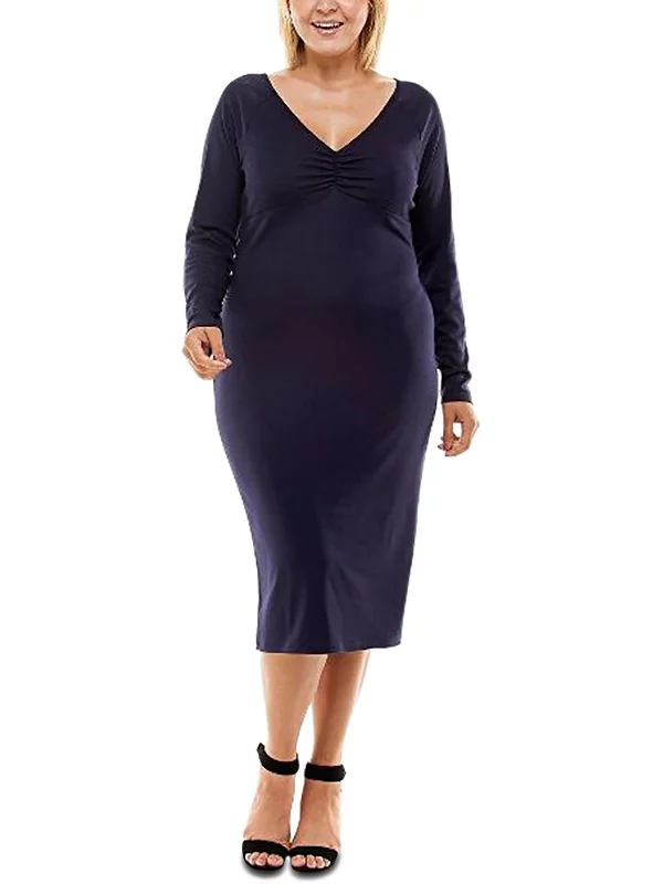 Buy One, Get One Free!Buy One, Get One Free!Plus Womens Cut-Out Juniors Midi Dress Buy One, Get One Free!Buy One, Get One Free!Plus Womens Cut-Out Juniors Midi Dress