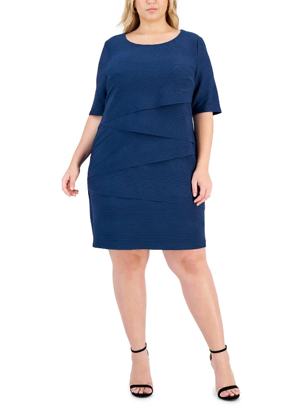 Limited Stock Available!Limited Stock Available!Plus Womens Tiered Calf Midi Dress Limited Stock Available!Limited Stock Available!Plus Womens Tiered Calf Midi Dress