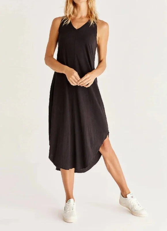 Flash Sale – Act Fast!Reverie Midi Dress In Black