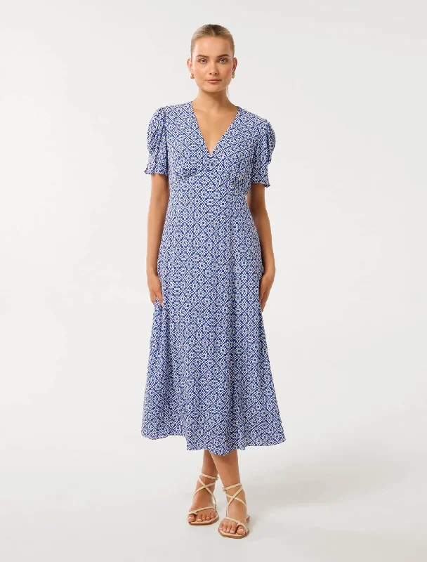 Exclusive Deals Just for You!Exclusive Deals Just for You!Saffron Printed Midi Sun Dress Exclusive Deals Just for You!Exclusive Deals Just for You!Saffron Printed Midi Sun Dress