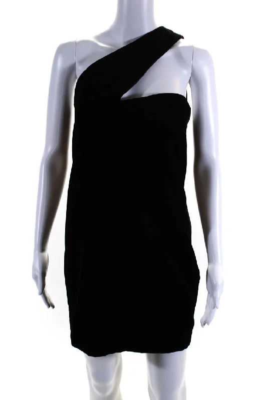 Shop Today, Save Tomorrow!Shop Today, Save Tomorrow!Saint Laurent Womens Black Velvet One Shoulder Sleeveless Mini Dress Shop Today, Save Tomorrow!Shop Today, Save Tomorrow!Saint Laurent Womens Black Velvet One Shoulder Sleeveless Mini Dress