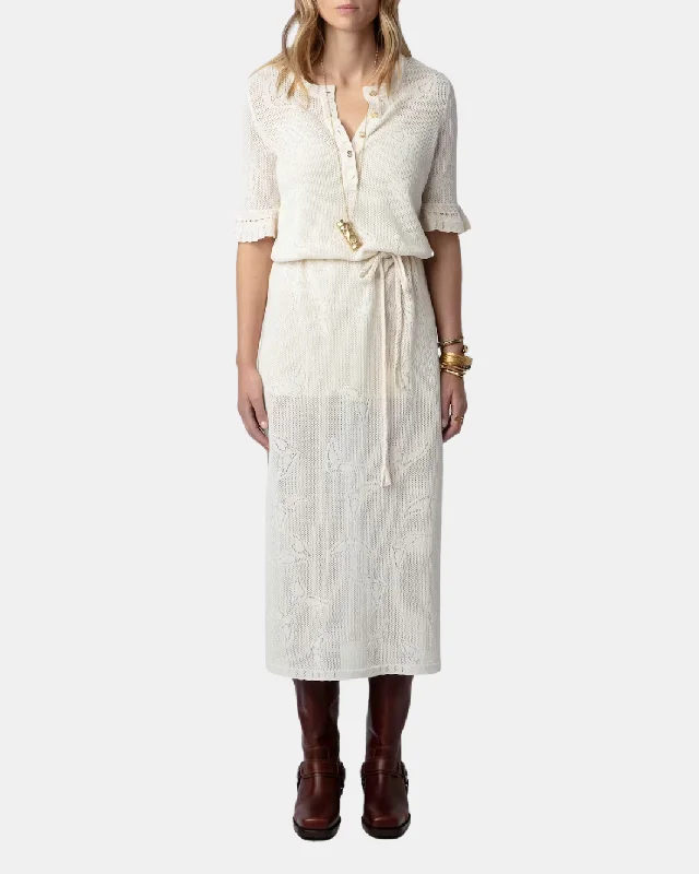 Unbeatable Prices!Unbeatable Prices!SALMY WING DRESS IN ECRU