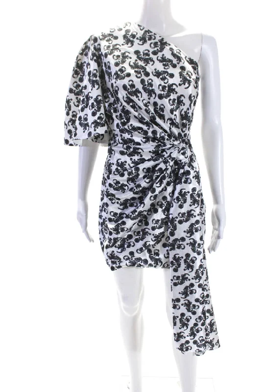 One Day Only – Huge Savings!One Day Only – Huge Savings!Solace London Womens One Shoulder Satin Draped Mini Dress White Gray One Day Only – Huge Savings!One Day Only – Huge Savings!Solace London Womens One Shoulder Satin Draped Mini Dress White Gray
