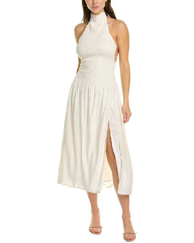 Shop Now and Save!Shop Now and Save!SOVERE Myth Linen-Blend Midi Dress