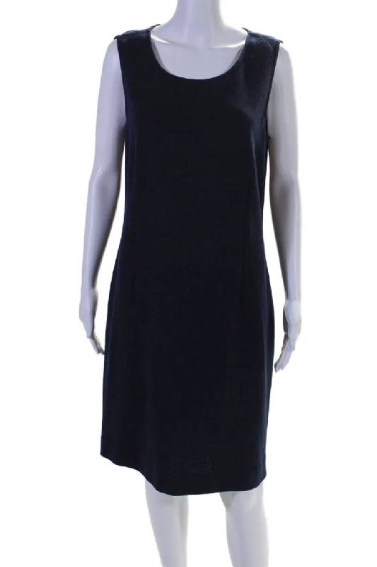 Your Favorite Items on Sale Now!Your Favorite Items on Sale Now!St. John Caviar Women's Scoop Neck Sleeveless A-Line Mini Dress Blue Your Favorite Items on Sale Now!Your Favorite Items on Sale Now!St. John Caviar Women's Scoop Neck Sleeveless A-Line Mini Dress Blue