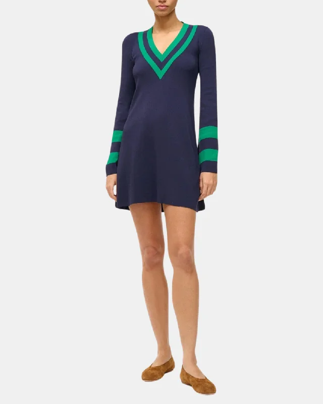 Steals and Deals Await!Steals and Deals Await!SUNSHINE DRESS IN NAVY/SEAWEED