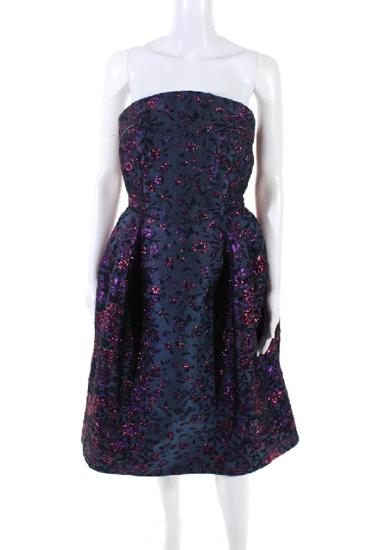 Price Drop Alert!Price Drop Alert!Talbot Runhof Women's Square Strapless Flare Mini Dress Floral Price Drop Alert!Price Drop Alert!Talbot Runhof Women's Square Strapless Flare Mini Dress Floral