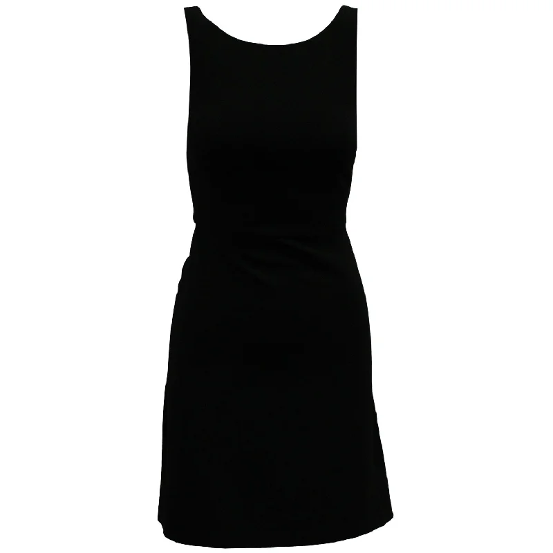 Shop Before It’s Gone!Shop Before It’s Gone!Theory Sleeveless Mini Dress in Black Triacetate Shop Before It’s Gone!Shop Before It’s Gone!Theory Sleeveless Mini Dress in Black Triacetate