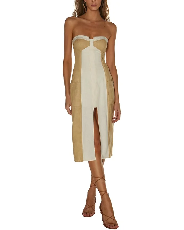 Your Favorite Items on Sale Now!Your Favorite Items on Sale Now!ViX Solid Nadia Linen-Blend Midi Dress Your Favorite Items on Sale Now!Your Favorite Items on Sale Now!ViX Solid Nadia Linen-Blend Midi Dress