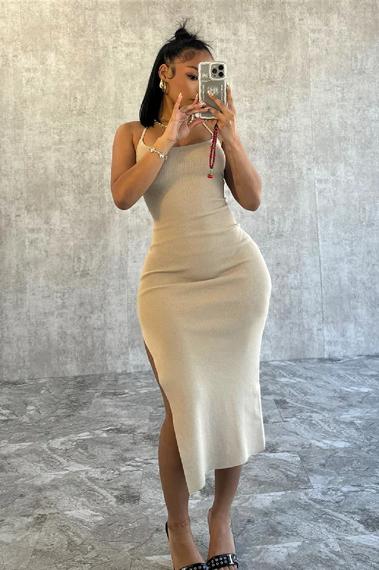 Every Deal is a Steal!Every Deal is a Steal!Whenever Knit Back Lace Up Dress