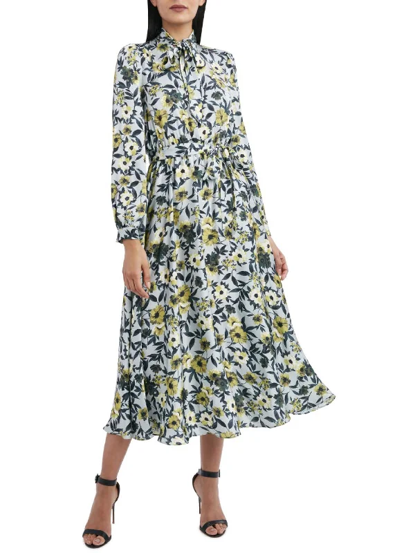 Mega Sale Happening Now!Mega Sale Happening Now!Womens Floral Mock Neck Midi Dress Mega Sale Happening Now!Mega Sale Happening Now!Womens Floral Mock Neck Midi Dress