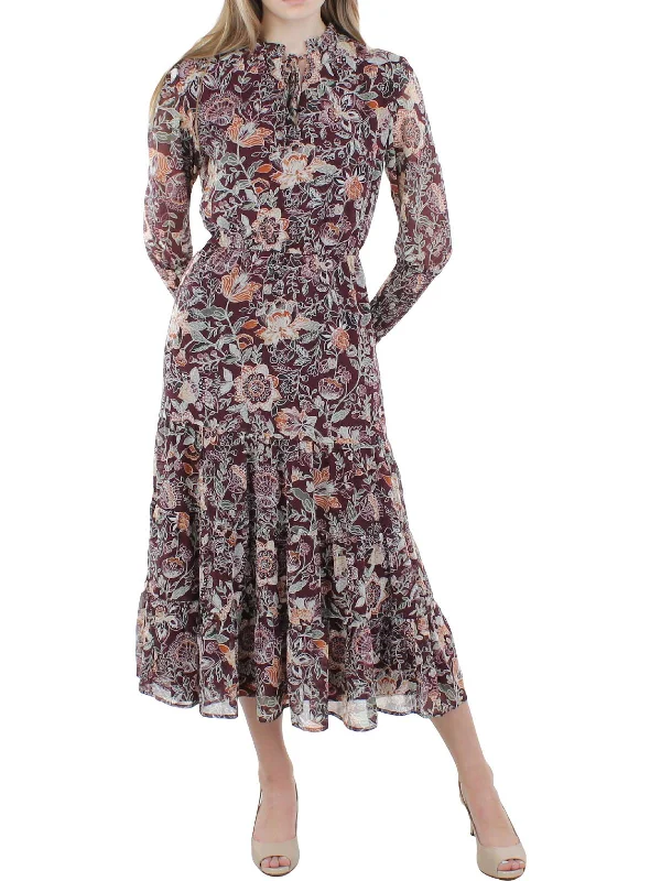 Your Shopping Wish, Our Discount Command!Your Shopping Wish, Our Discount Command!Womens Floral Smocked Midi Dress Your Shopping Wish, Our Discount Command!Your Shopping Wish, Our Discount Command!Womens Floral Smocked Midi Dress