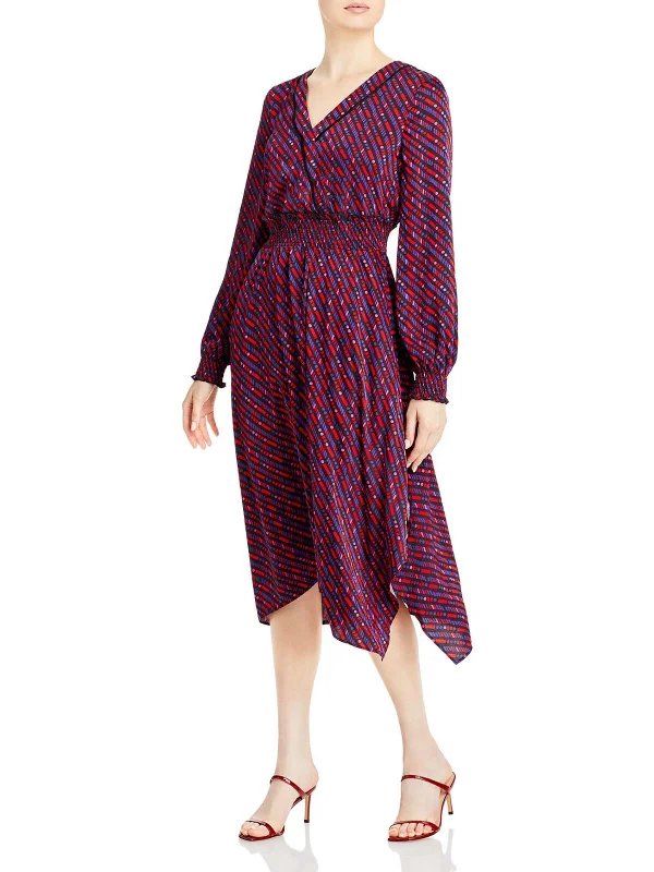 Exclusive Savings This Week!Exclusive Savings This Week!Womens Hammered Crepe Printed Midi Dress Exclusive Savings This Week!Exclusive Savings This Week!Womens Hammered Crepe Printed Midi Dress