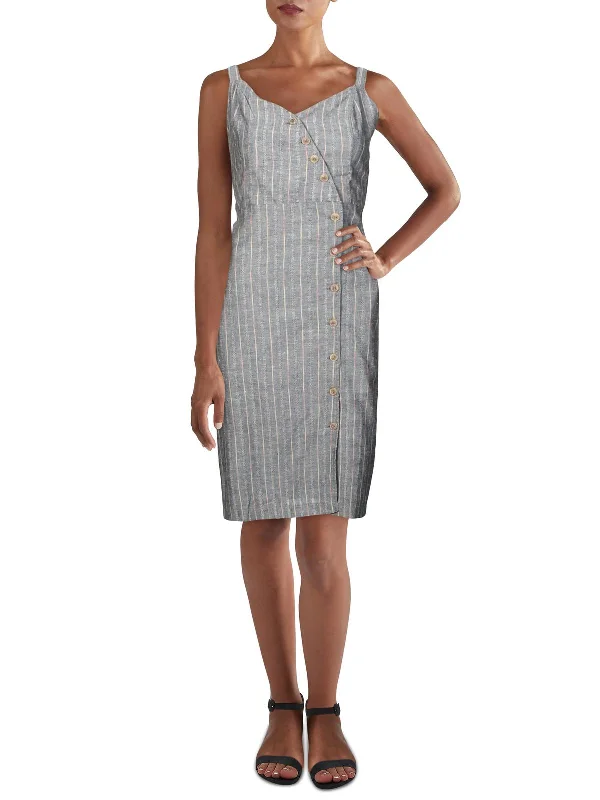 The Best Offers Are Here!The Best Offers Are Here!Womens Linen Blend Rainbow Stripe Midi Dress The Best Offers Are Here!The Best Offers Are Here!Womens Linen Blend Rainbow Stripe Midi Dress
