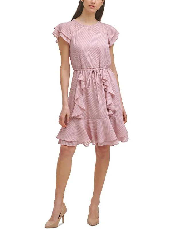 Savings You Can’t Ignore!Savings You Can’t Ignore!Womens Ruffled Textured Midi Dress Savings You Can’t Ignore!Savings You Can’t Ignore!Womens Ruffled Textured Midi Dress