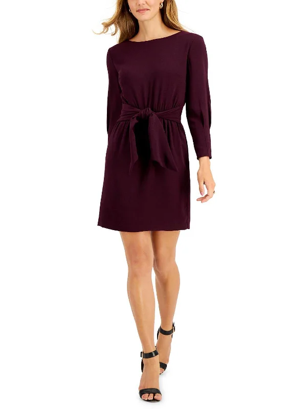 Steals and Deals Await!Steals and Deals Await!Womens Tie Waist Calf Midi Dress