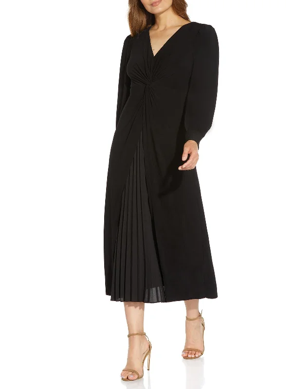 Time to Save Big!Time to Save Big!Womens V-Neck Calf Midi Dress