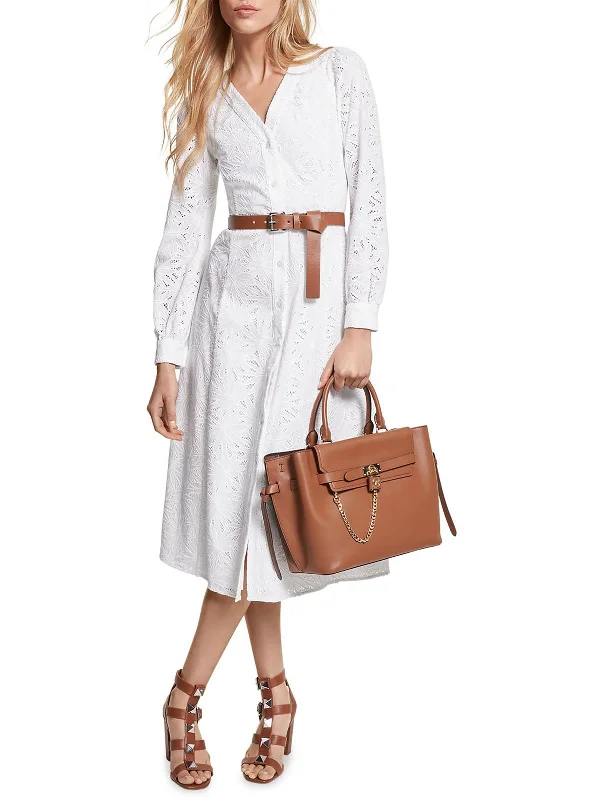 Your Shopping Spree Starts Here!Your Shopping Spree Starts Here!Womens V-Neck Calf Midi Dress